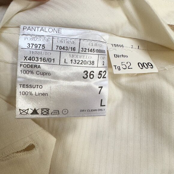 Canali White Linen Suit - Picture 14 of 14